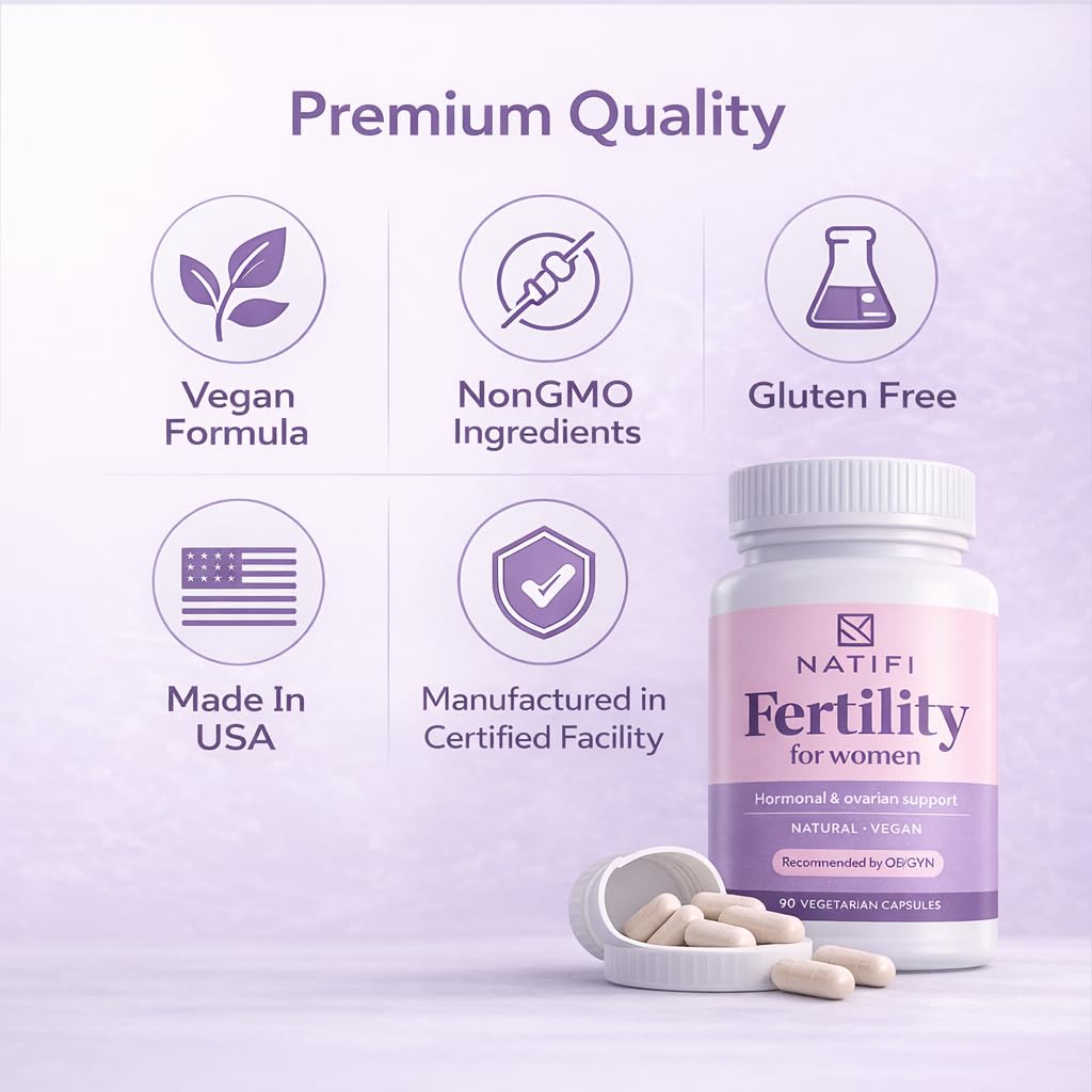 Natifi nutrient graphic showing vitamins and minerals for preconception