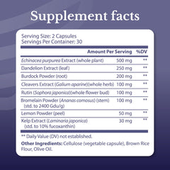 Lymph MD Dandelion Extract ingredient close-up