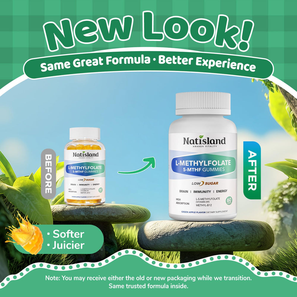 Kid-friendly L-Methylfolate gummies for children