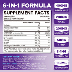 Close-up of NATISLAND L-Theanine Gummies packaging and bottle