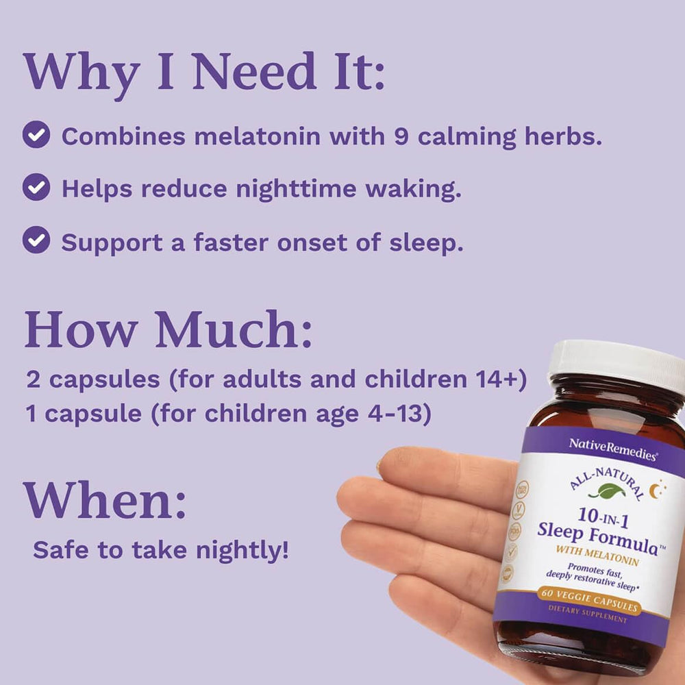 Non-habit forming sleep aid packaging