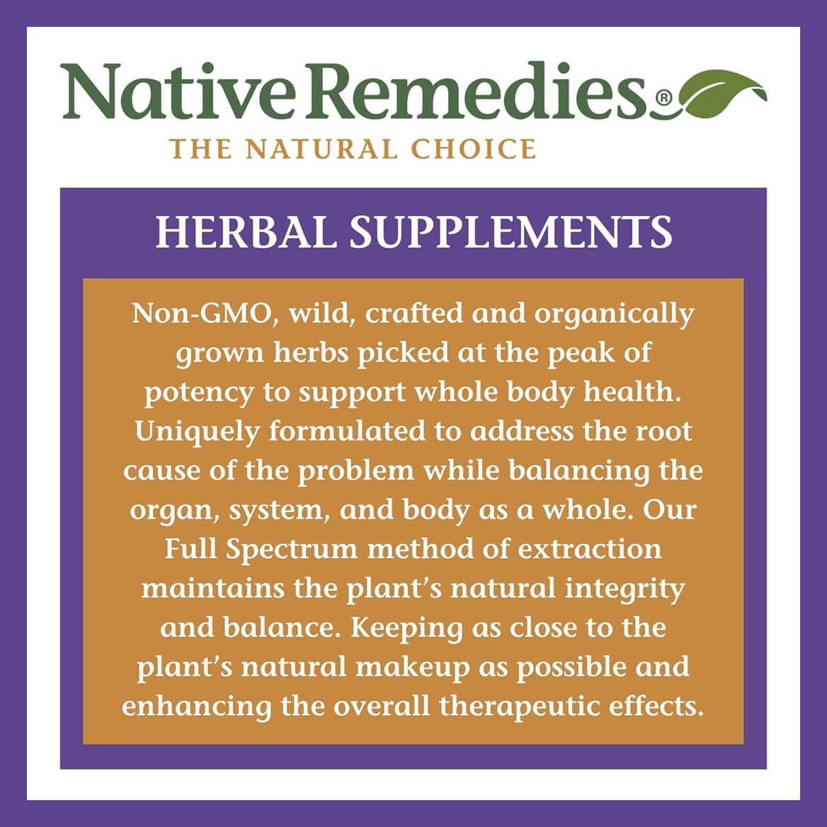 Native Remedies brand family and product line