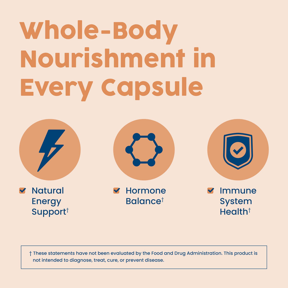 Nutrition facts and serving size on bottle label