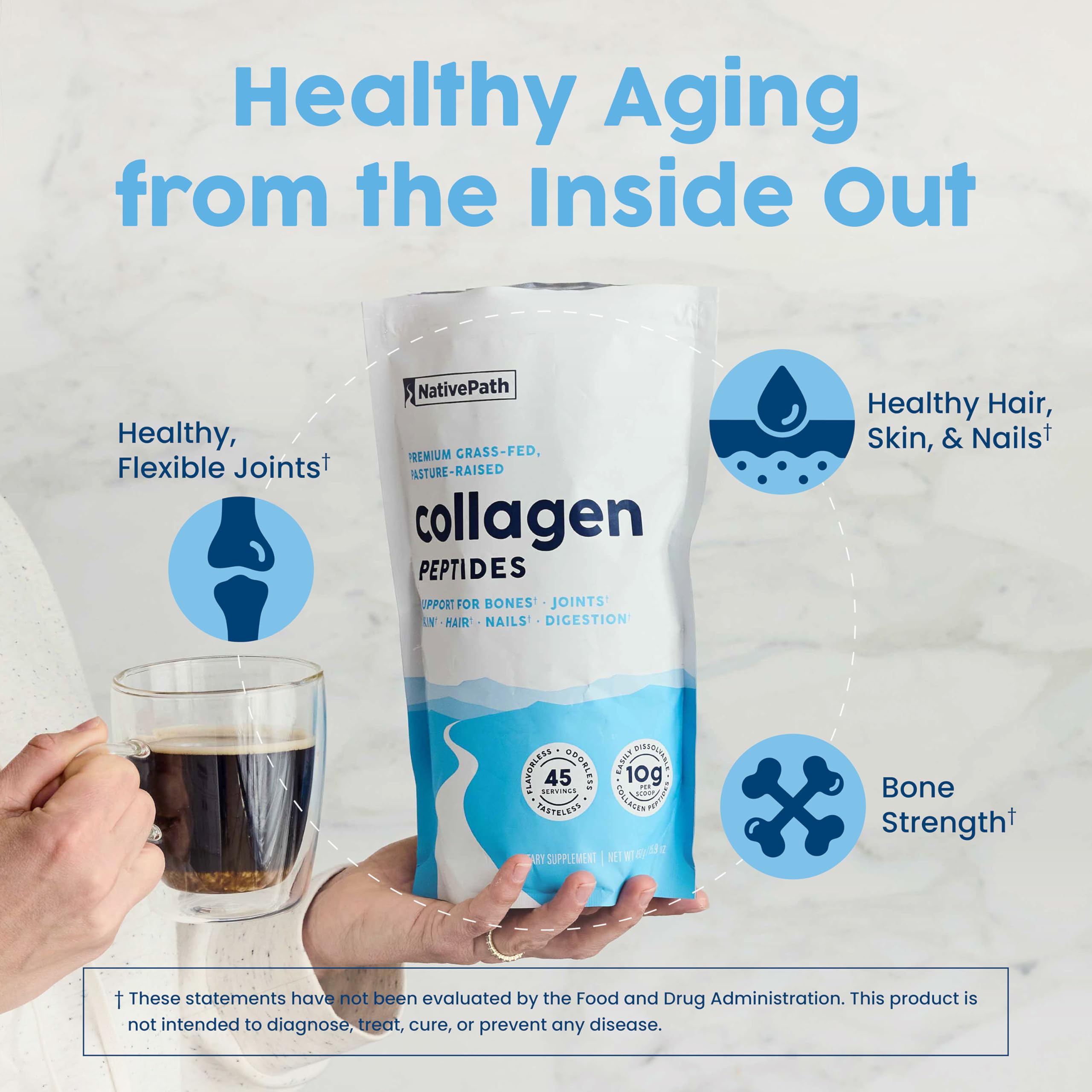 Nutrition label displaying 9 g protein per serving