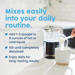 Ingredients panel for NativePath Collagen Peptides