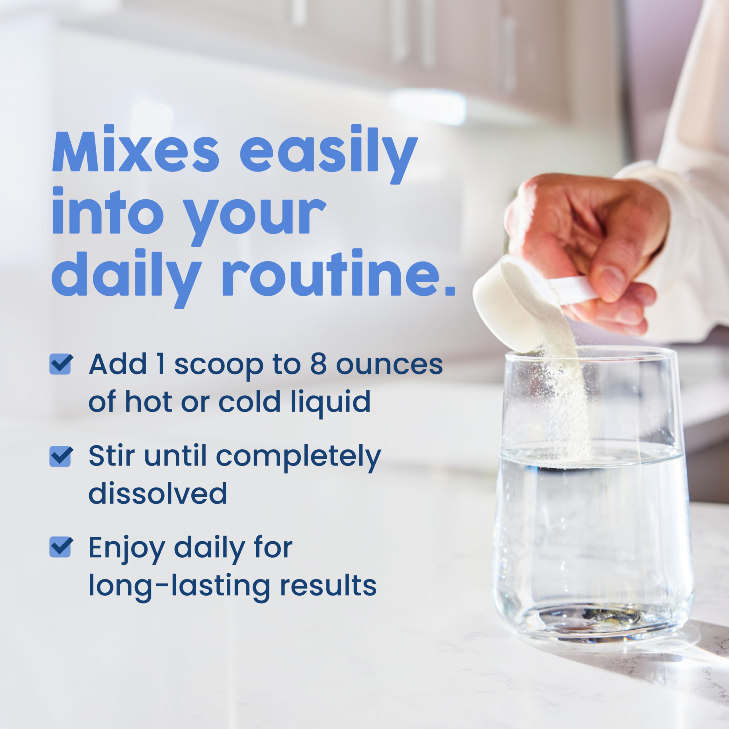 Nutrition facts panel for NativePath Collagen Peptides Vanilla Bean 214g