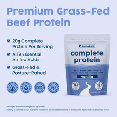 NativePath grass-fed protein with MCTs for sustained energy.
