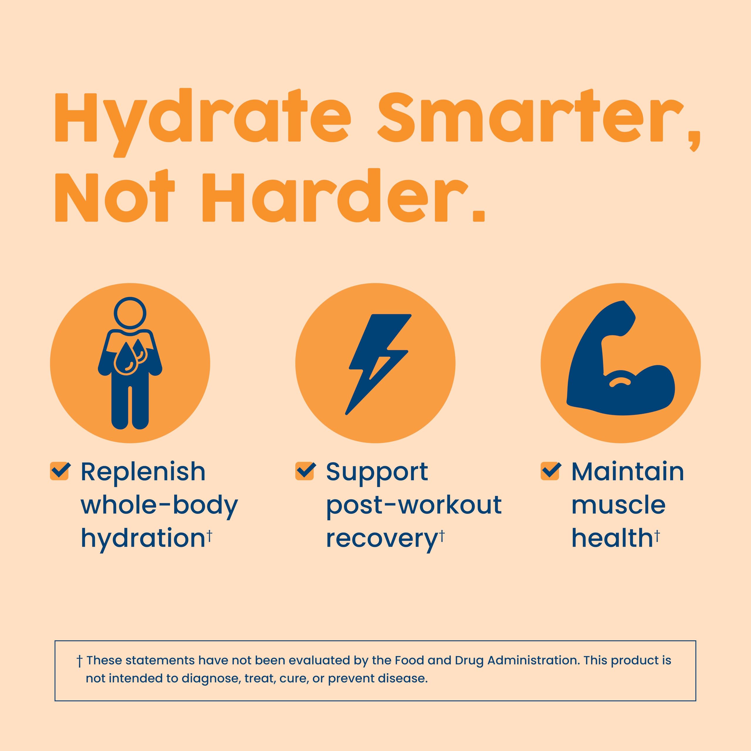 NativePath Hydrate Tangerine flavor in a glass for a refreshing drink