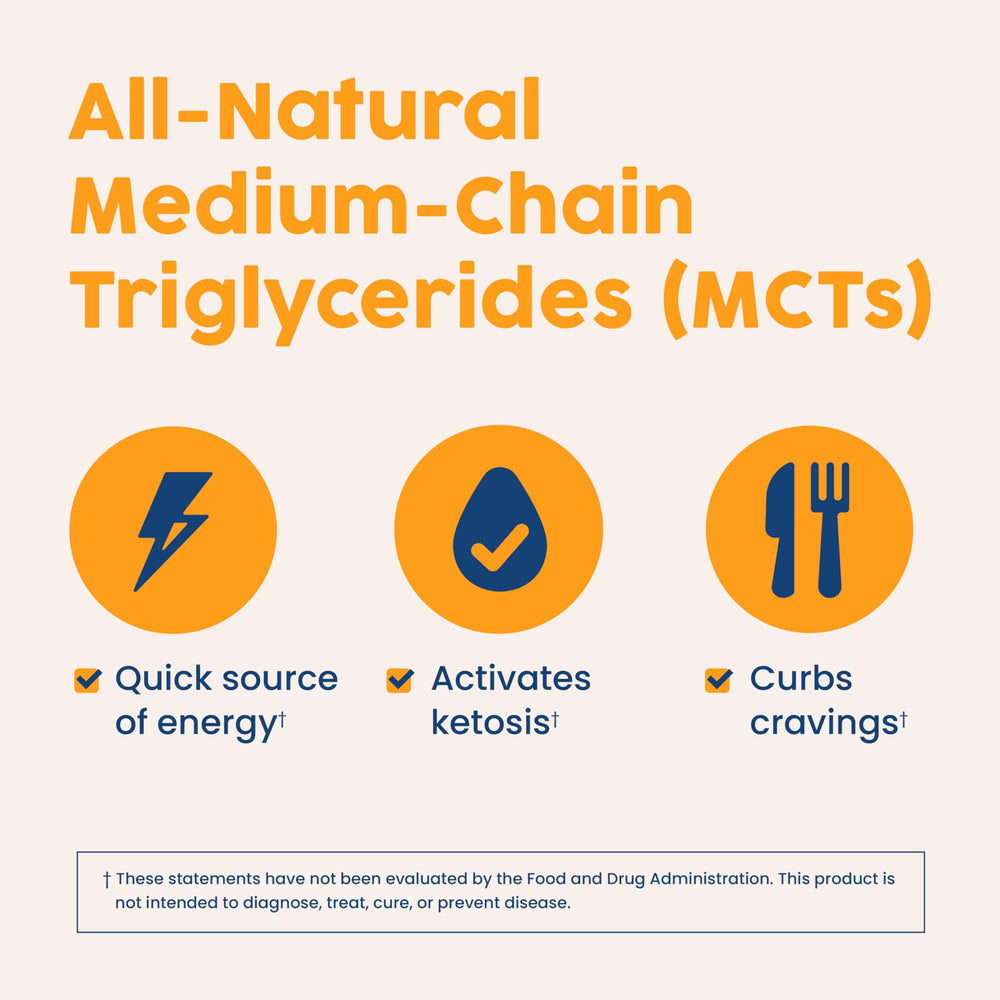 Scoop with MCT powder ready to use
