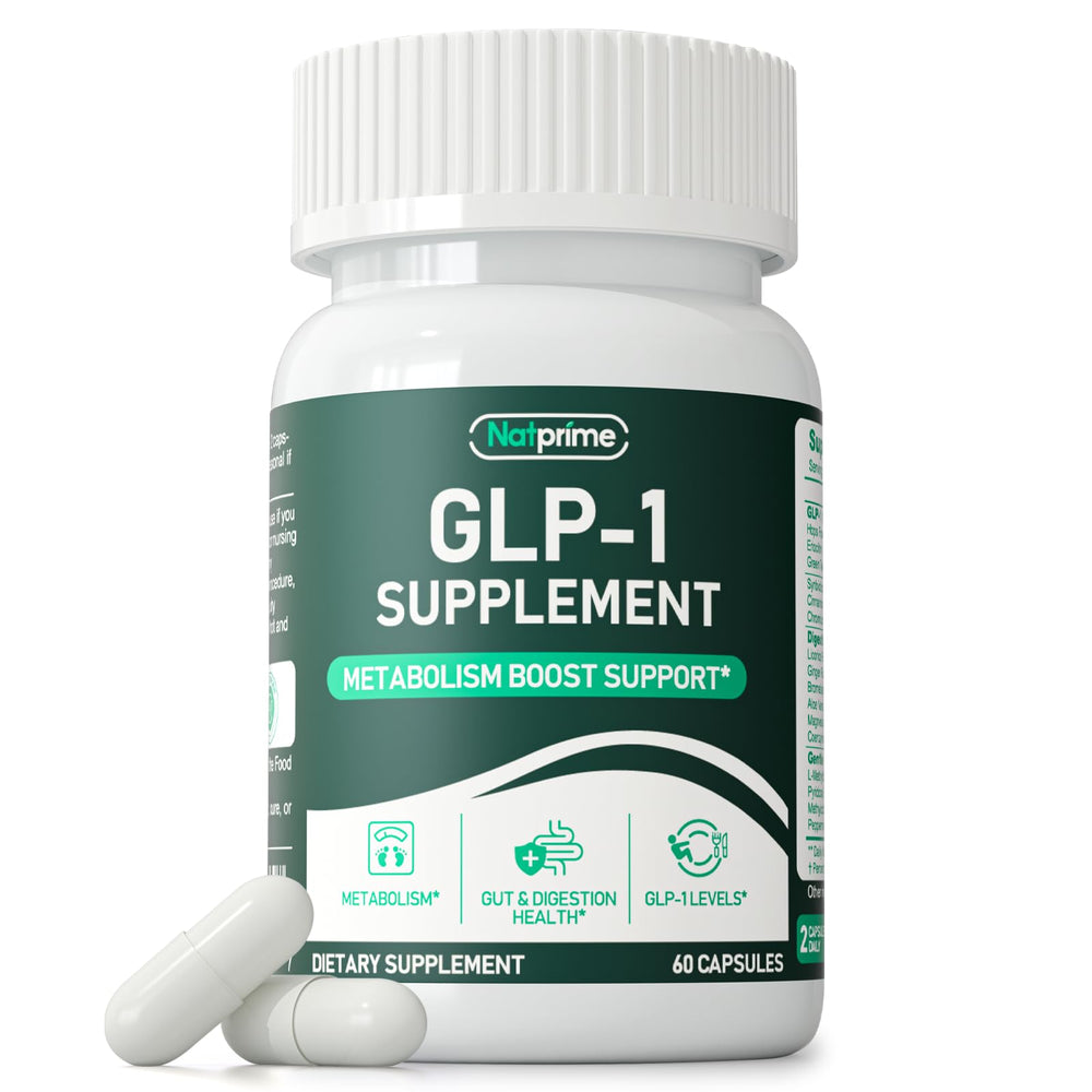 Natprime GLP-1 supplement bottle with 60 capsules