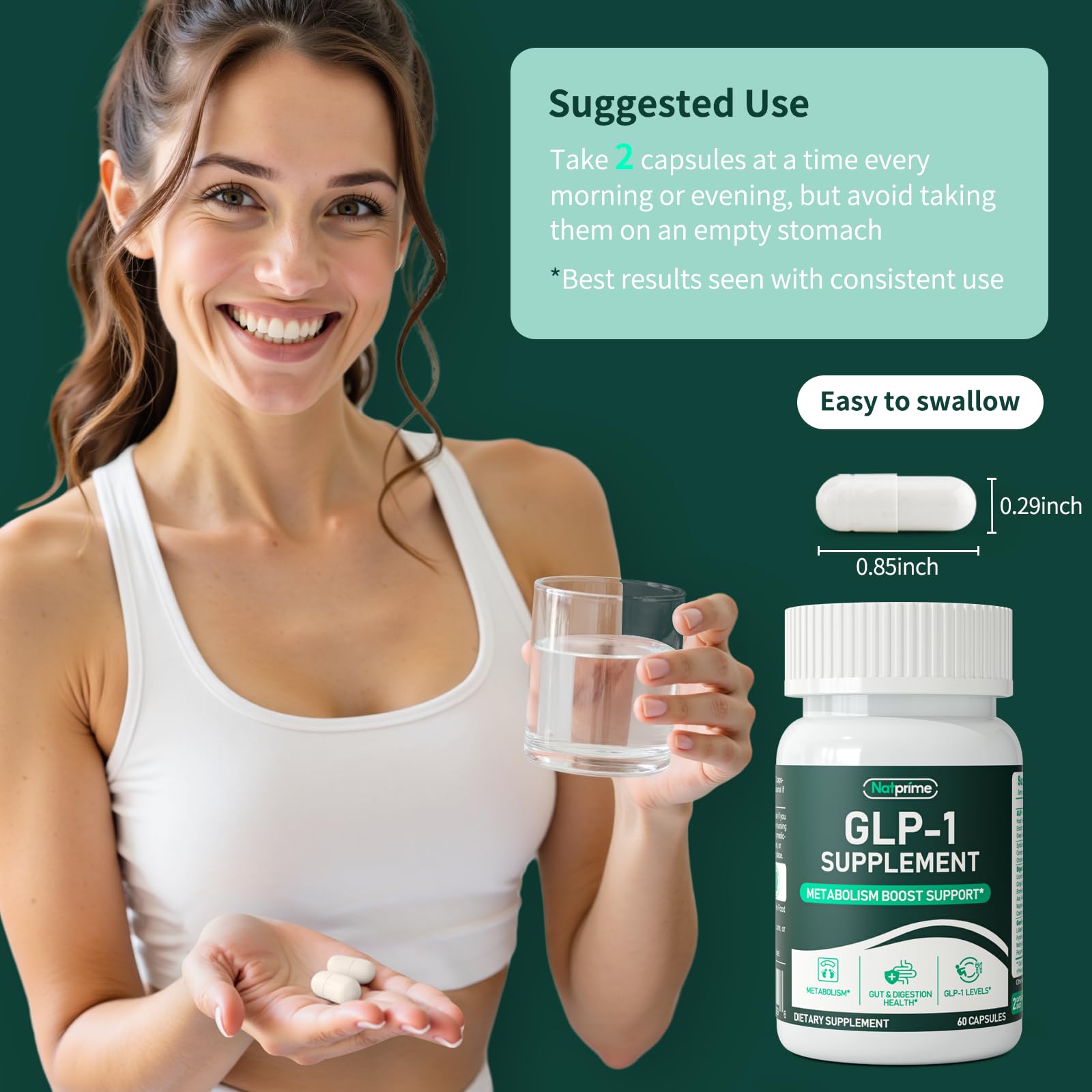 Aloe vera, prebiotic FOS and bromelain for digestion