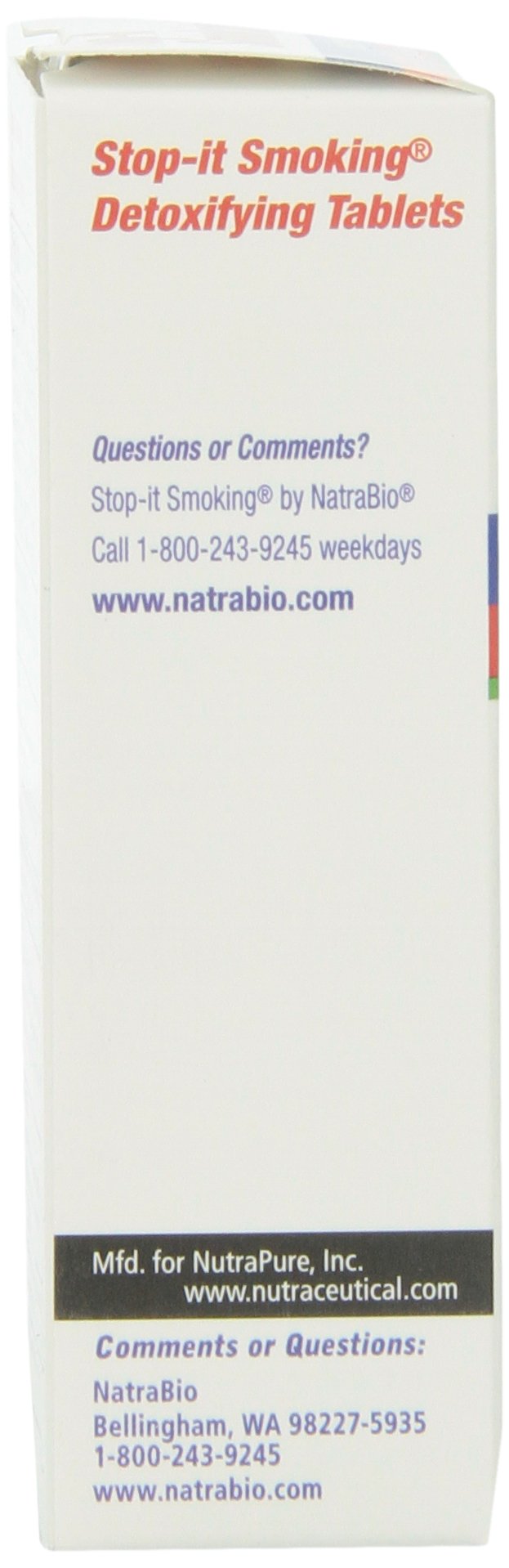 Natra-Bio Stop it Smoking 60 CT bottle with cap