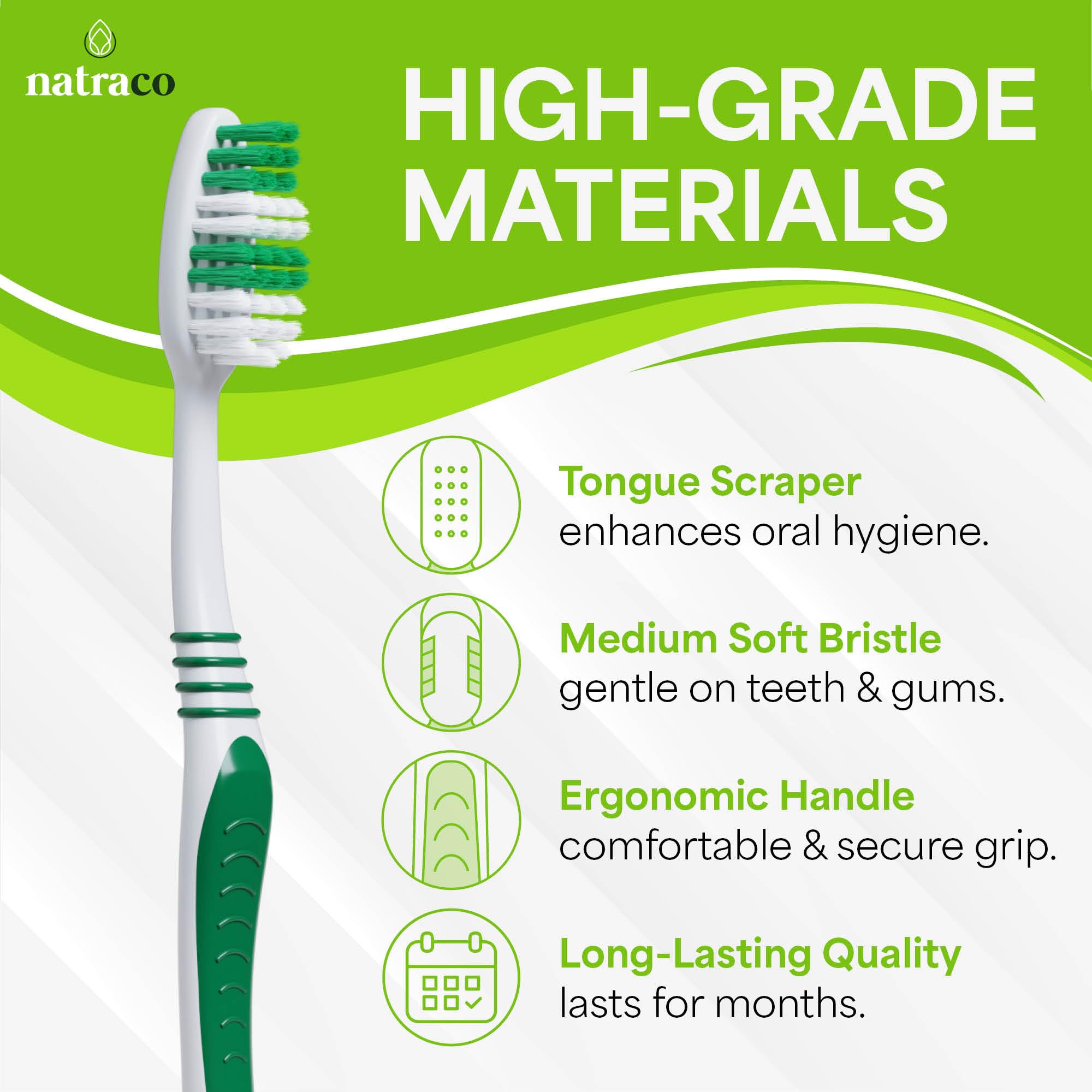 Toothbrush with protective cover showing hygienic design