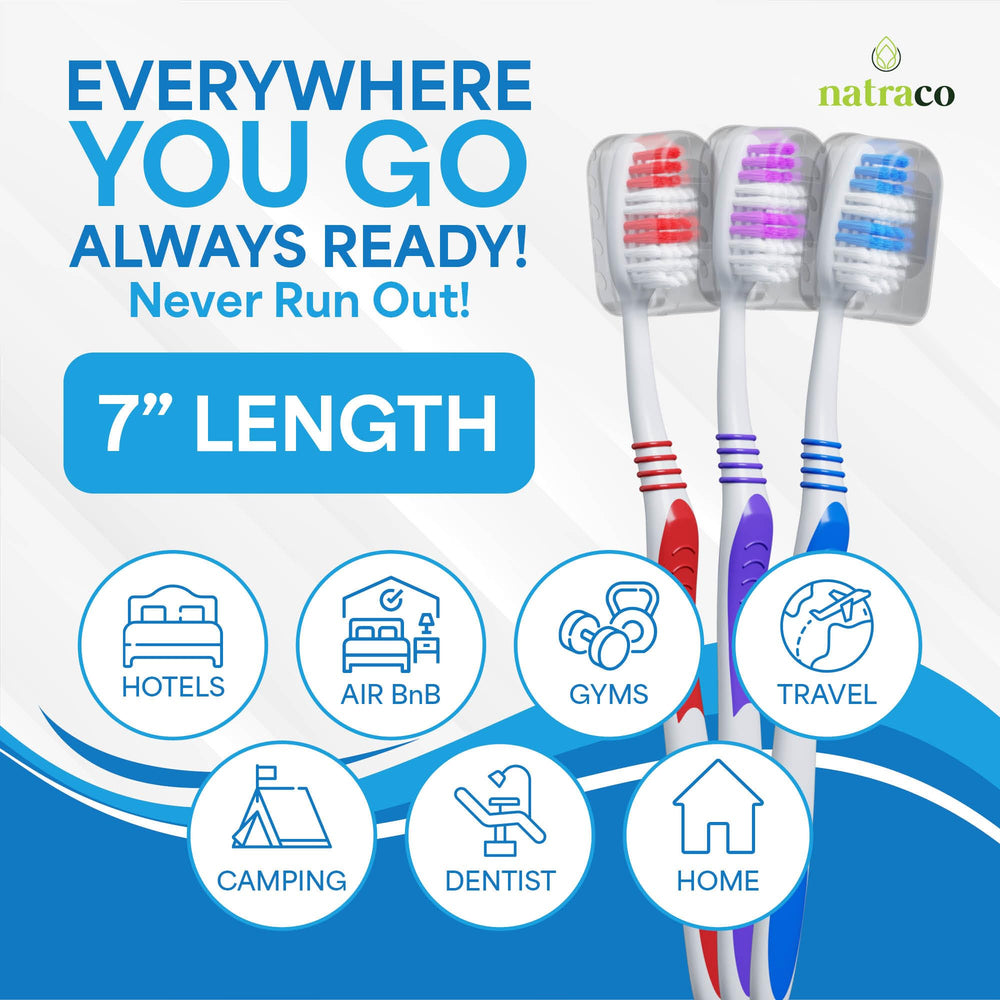 Hygienic cover protecting bristles for travel or Airbnb