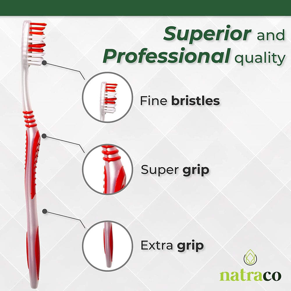 7-inch toothbrush highlighting size and bristle softness
