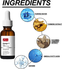 Natural ingredients in Omega-3 Vasclear Drops by Natravor