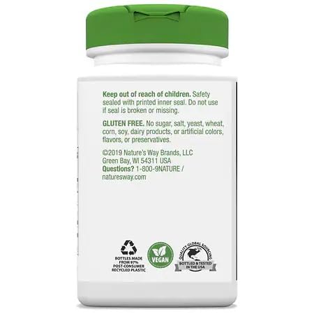 Capsules of Slippery Elm Bark 400mg dietary supplement