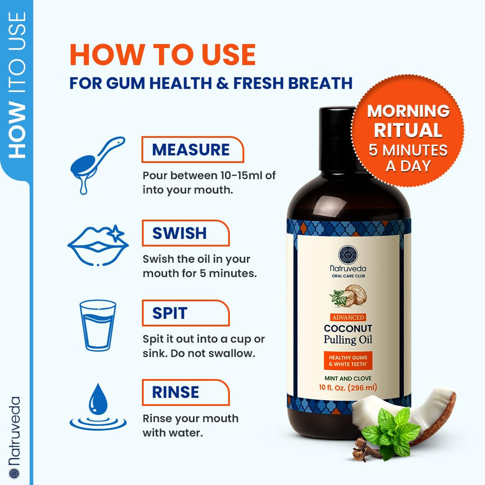 Natural oral care solution for gum wellness and teeth health