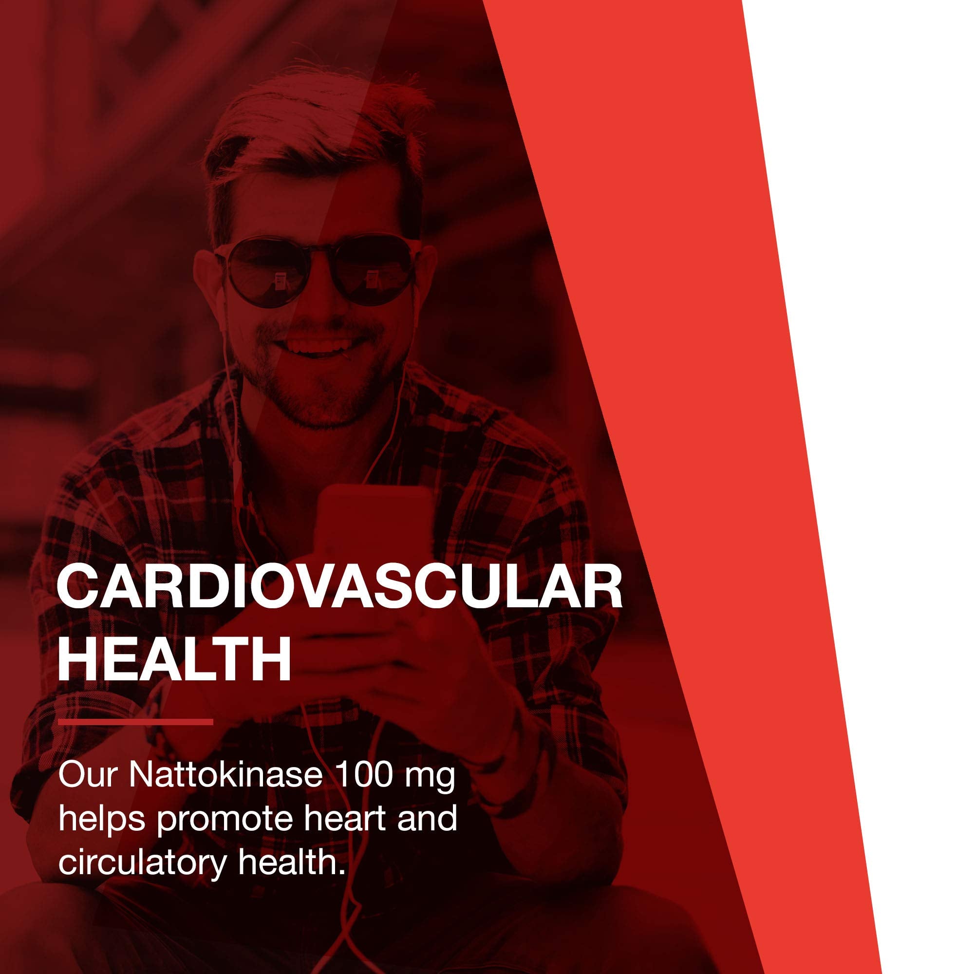 Heart health visualization for nattokinase