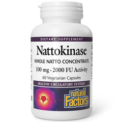 Natural Factors Nattokinase 100mg bottle