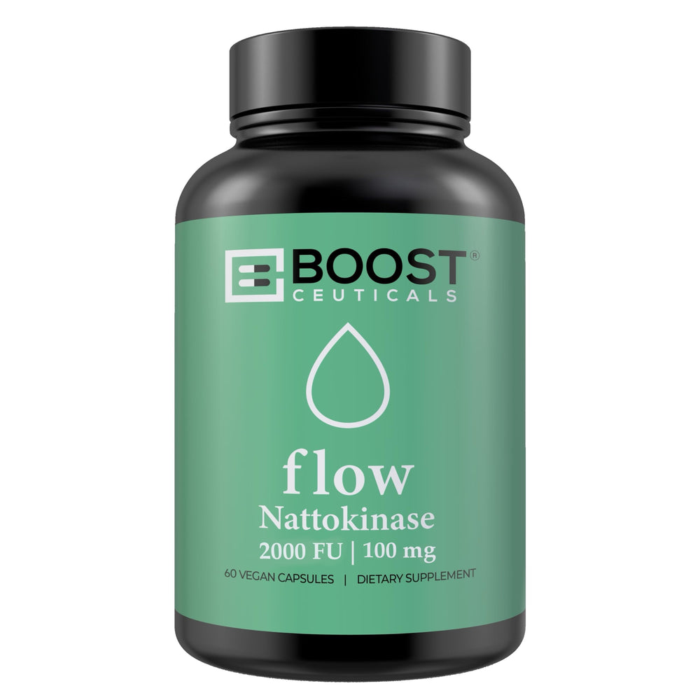 Bottle of BoostCeuticals Nattokinase 2000 FU 100 mg vegan capsules