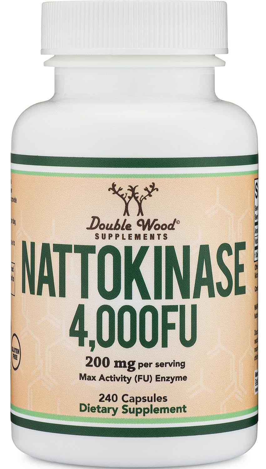 Nattokinase 4,000 FU per bottle with 240 capsules