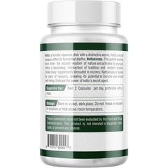 Close-up of nattokinase 4000 FU daily supplement