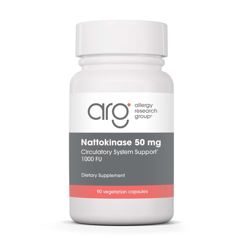 Allergy Research Group Nattokinase 50mg bottle front view
