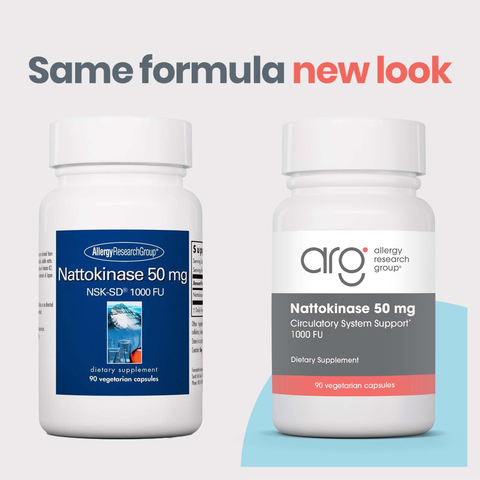 Nattokinase NSK-SD label close-up