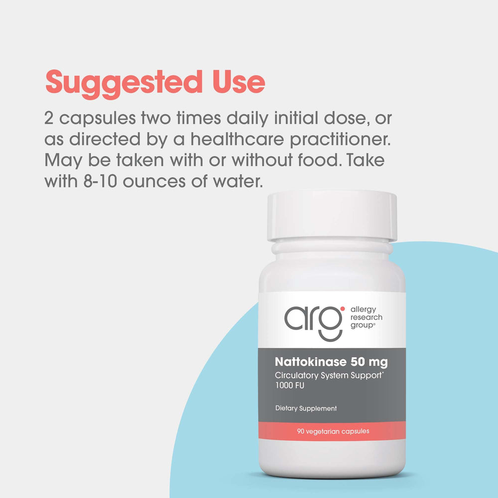 Quality control seal for Allergy Research Group nattokinase