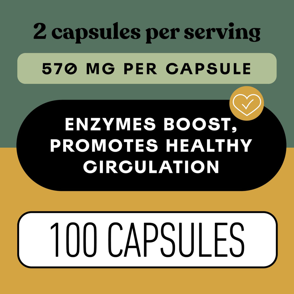 Pure natto enzyme nattokinase capsules close-up