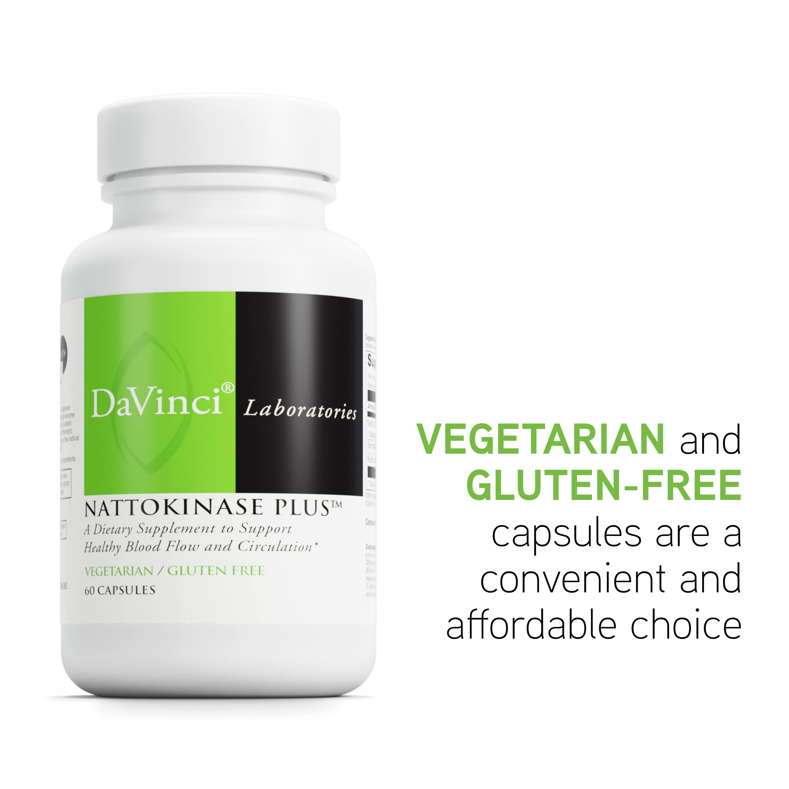 Gluten-free, 60 vegetarian capsules packaging