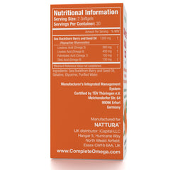 Oil extracted from whole sea buckthorn berries