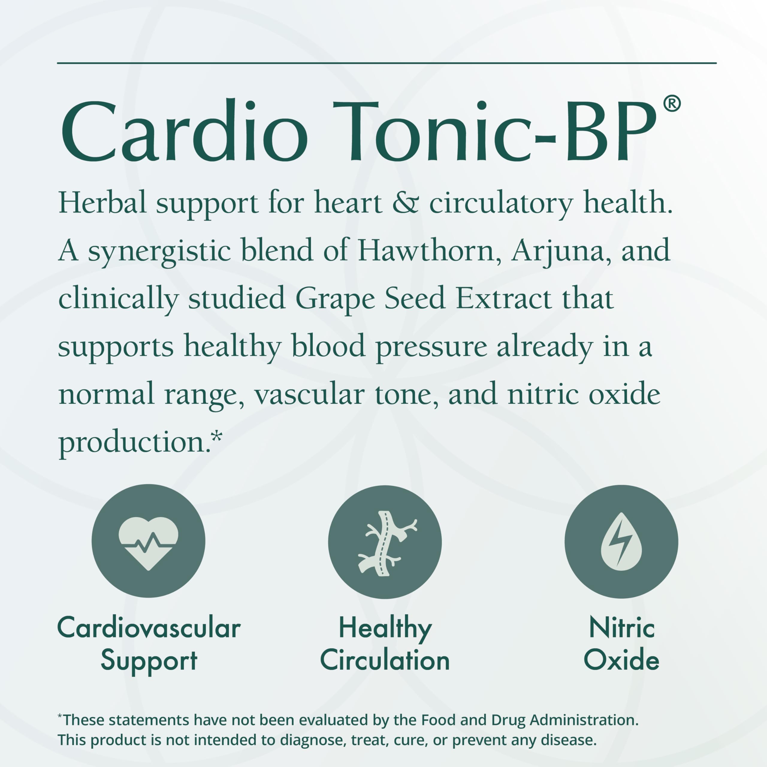 Cardio Tonic-BP capsules on a neutral background