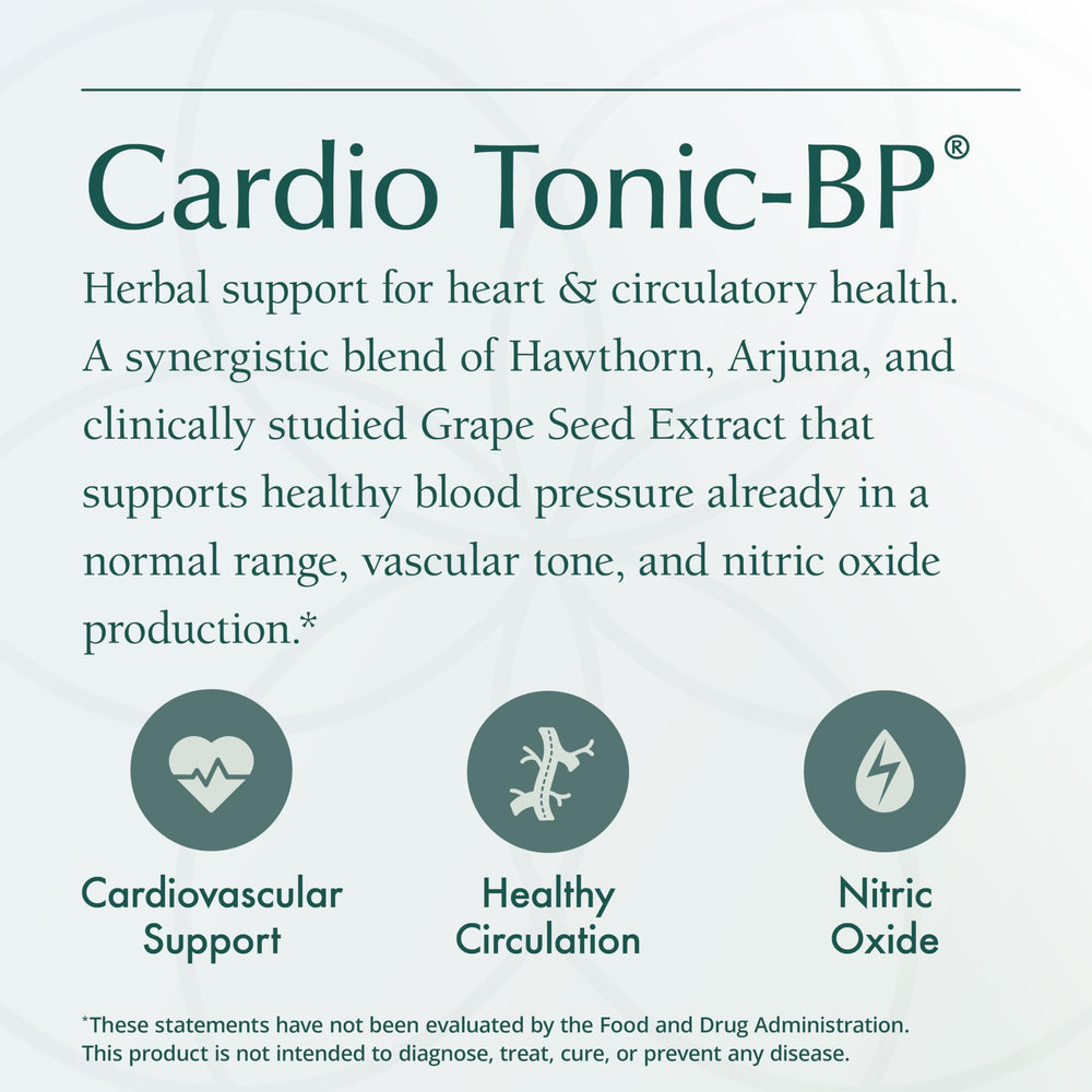 Cardio Tonic-BP capsules on a neutral background