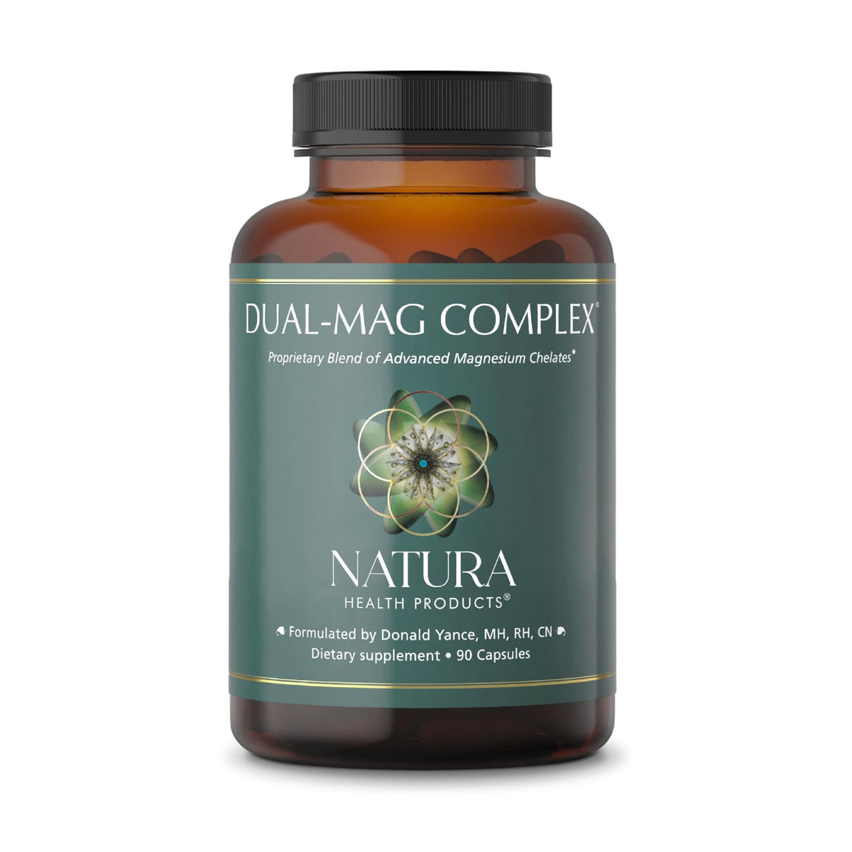 Natura Health Dual-mag Complex bottle label close-up