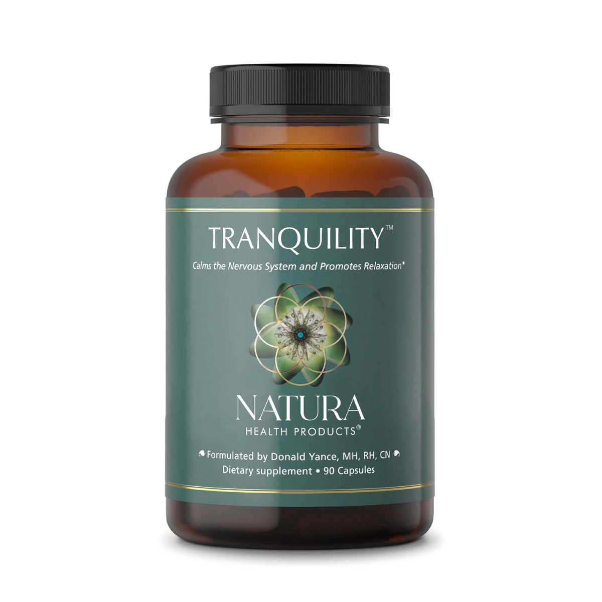 Bottle of Natura Health Tranquility Supplement with 90 capsules