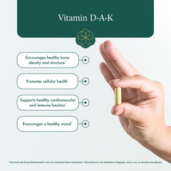Soft gel capsules of Vitamin D-A-K supplement