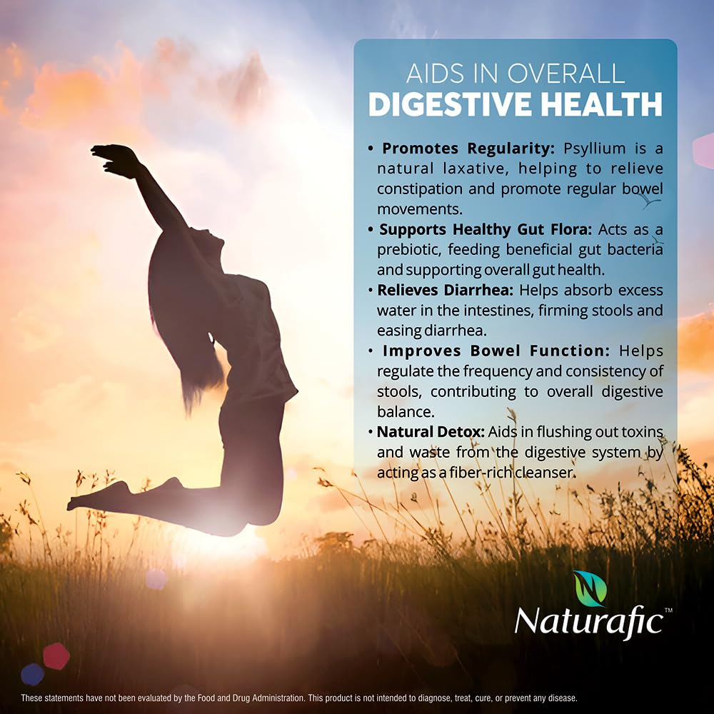 Keto-friendly, vegan, non-GMO psyllium husk powder