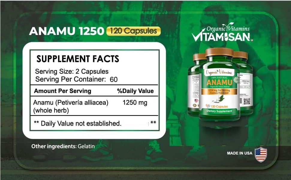 Natural Anamu plant material