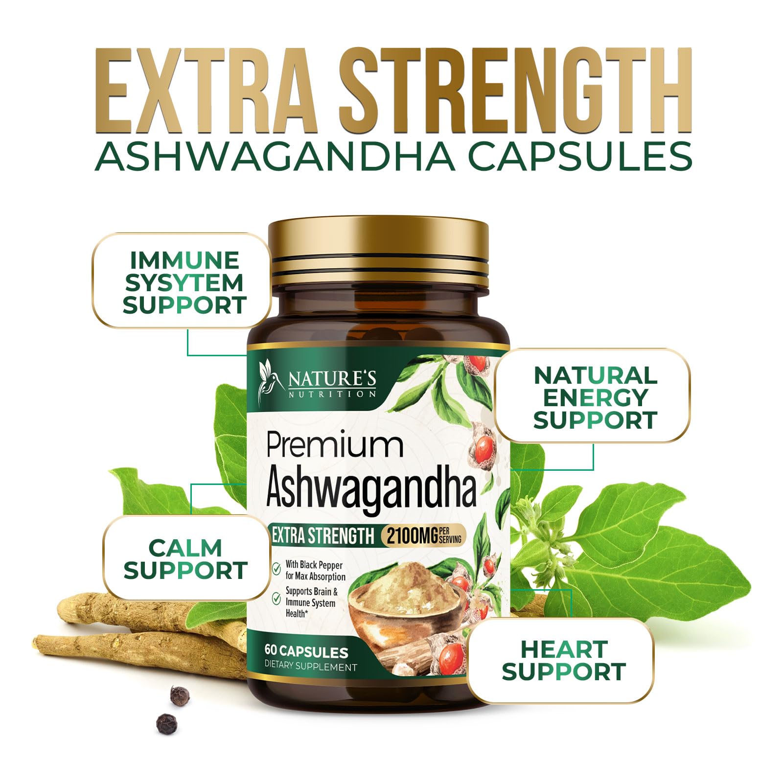 Natural antioxidant support from Ashwagandha