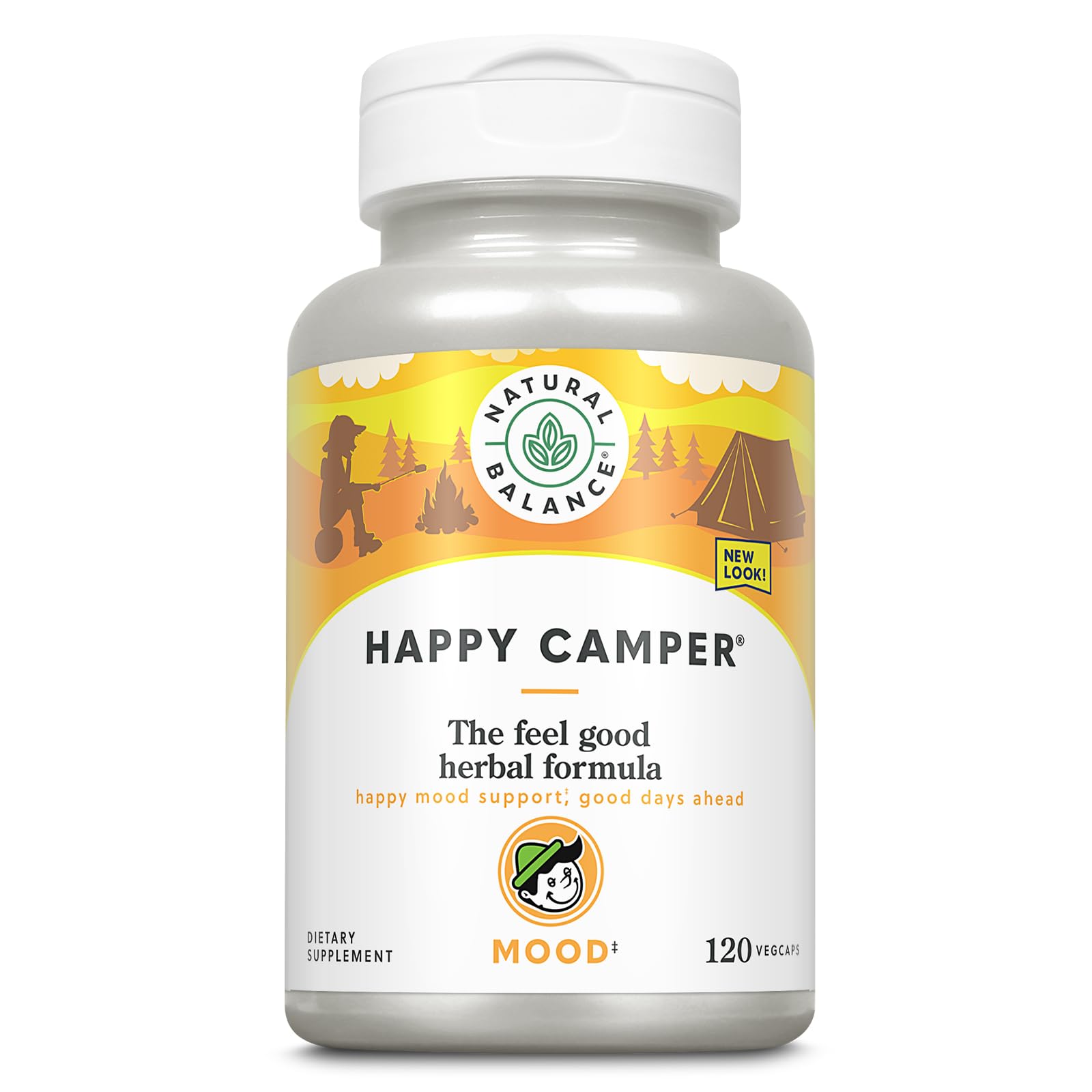 Natural Balance Happy Camper label on bottle