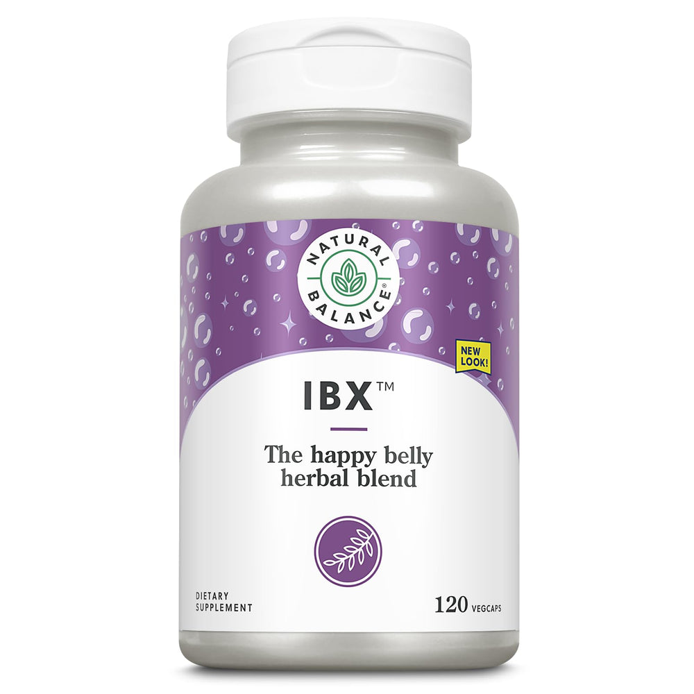Natural Balance IBX Soothing Bowel Formula bottle – 120 veggie capsules