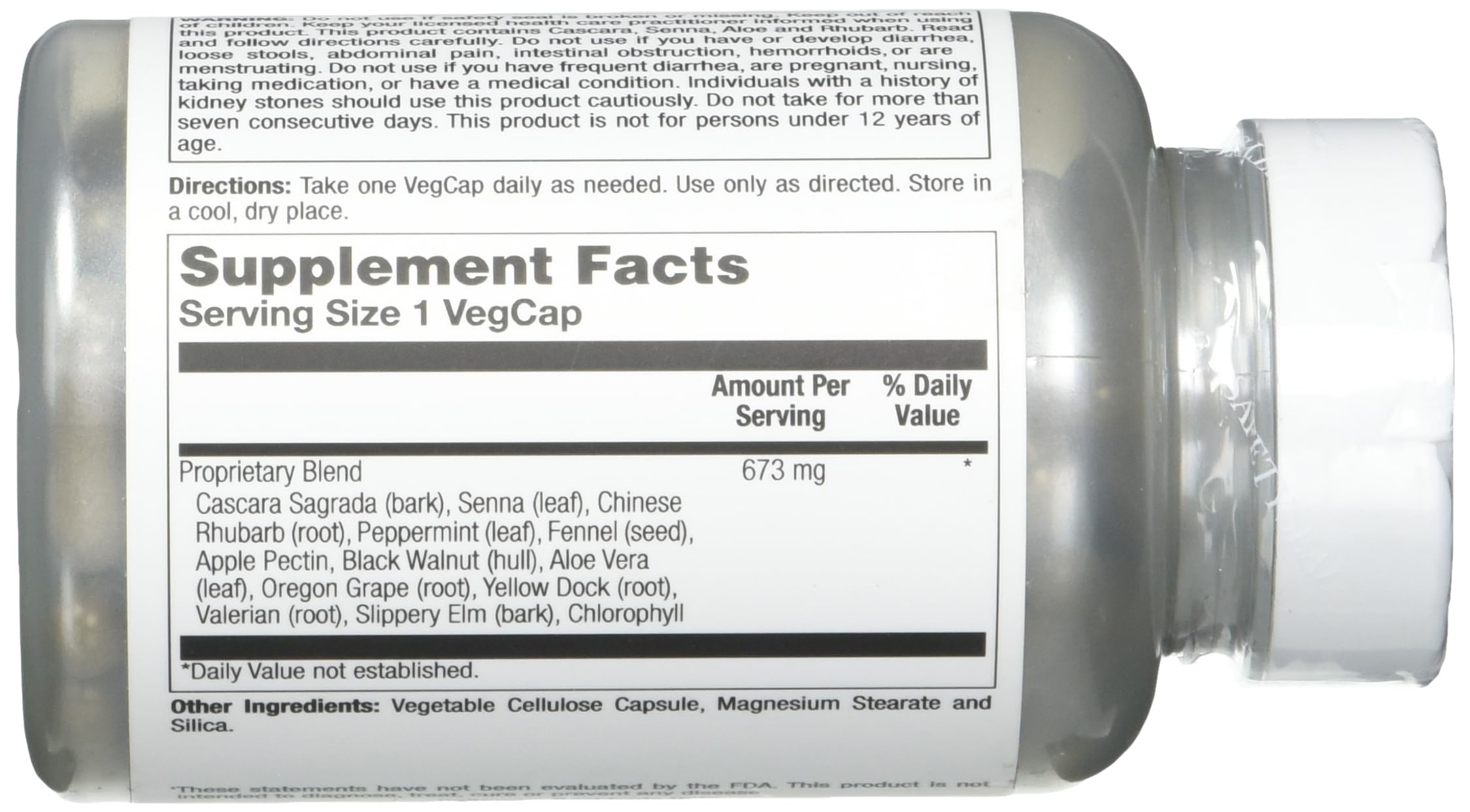 Natural Balance Ultra Colon Clenz capsules close-up showing gentle overnight support.