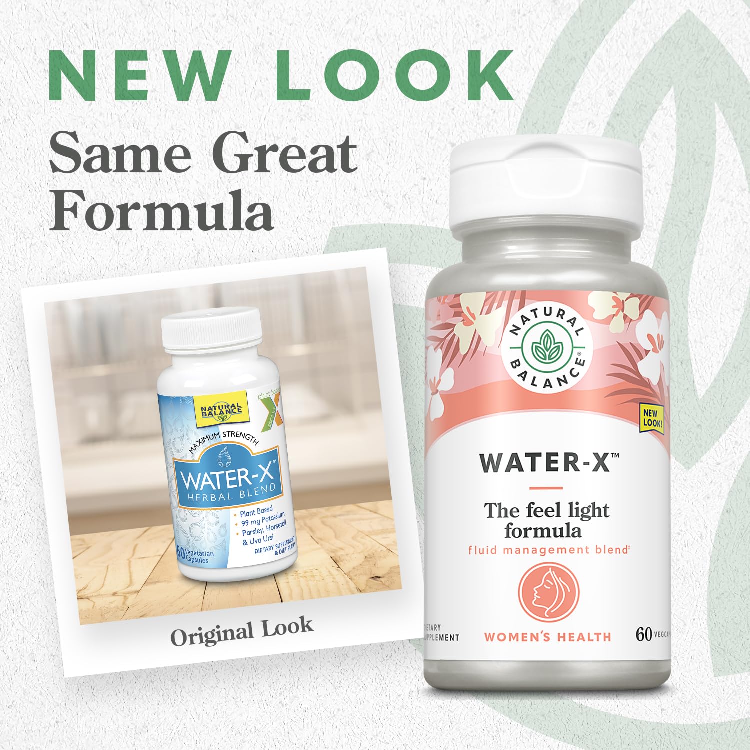 Water-X plant-based dietary supplement bottle from Natural Balance