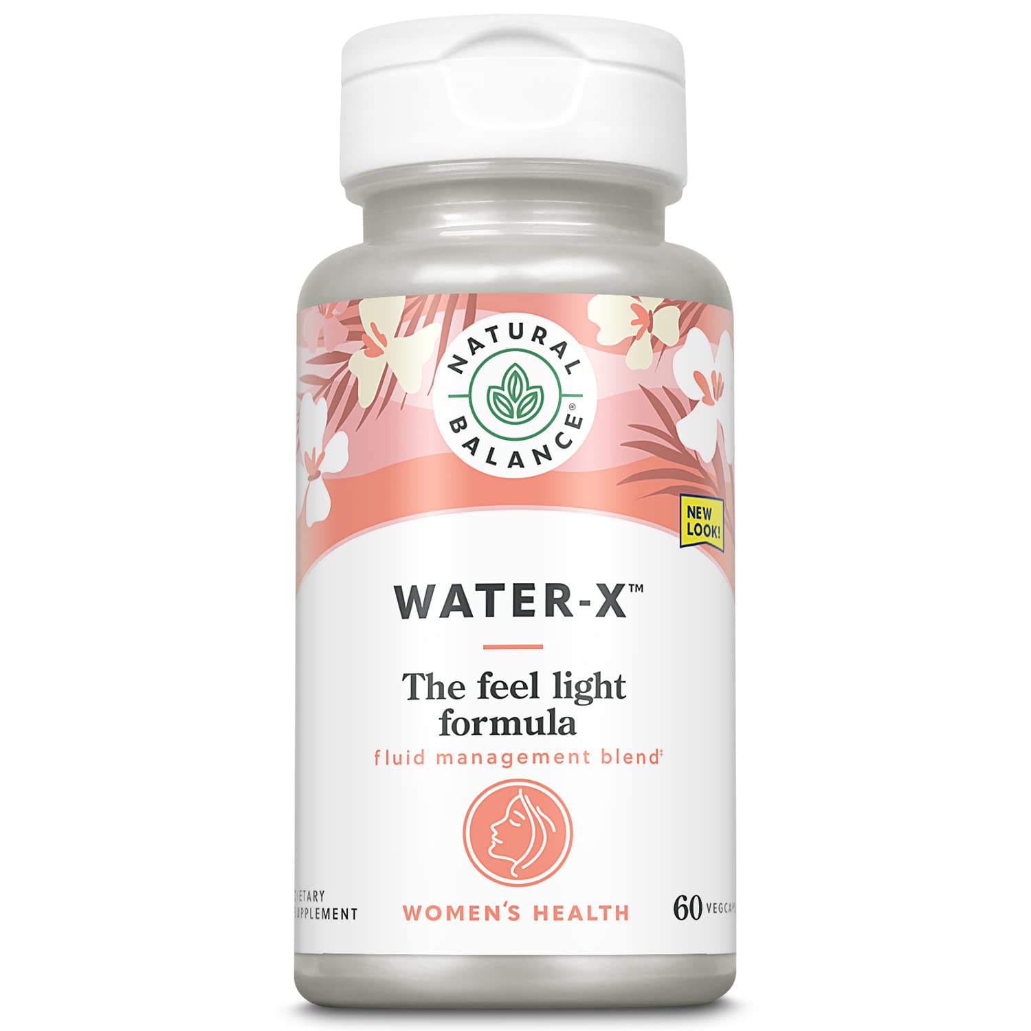 Natural Balance Water-X 60ct bottle with label and packaging