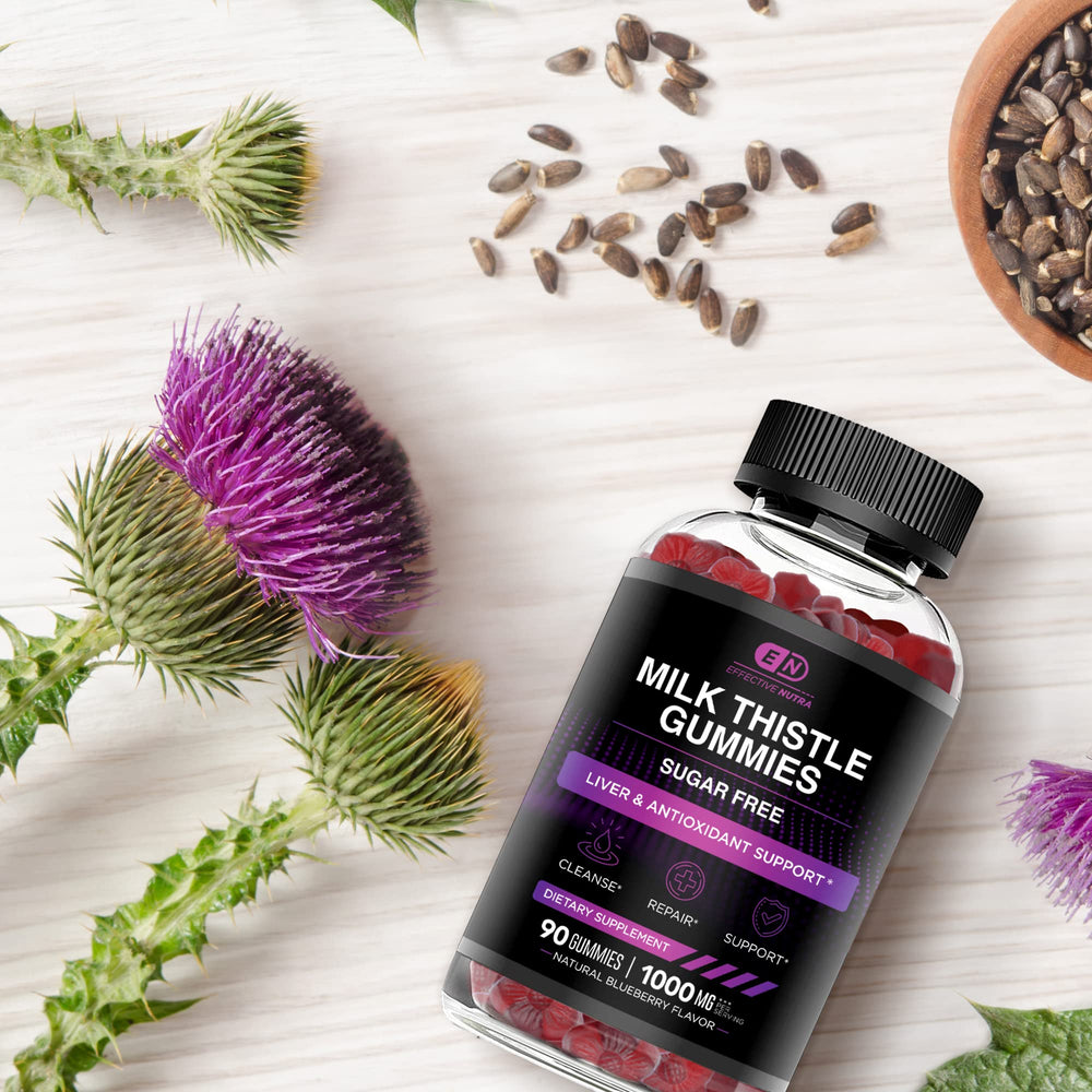Natural berry flavor Milk Thistle Gummies