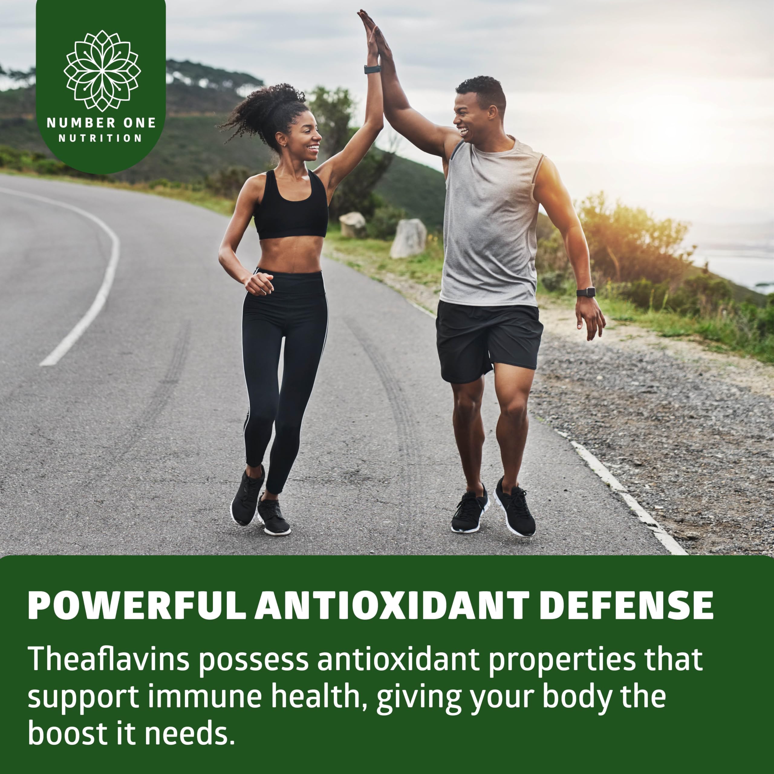Natural black tea extract rich in theaflavins and polyphenols