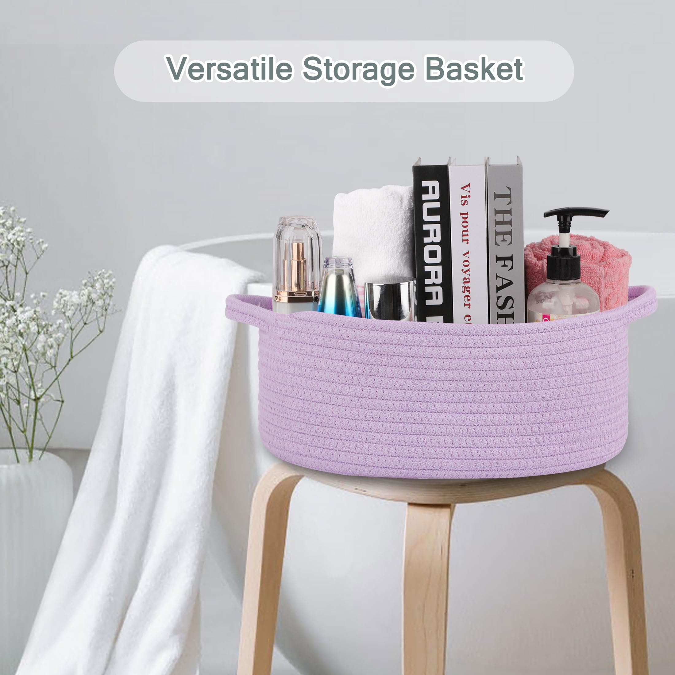 Natural cotton rope, woven basket texture