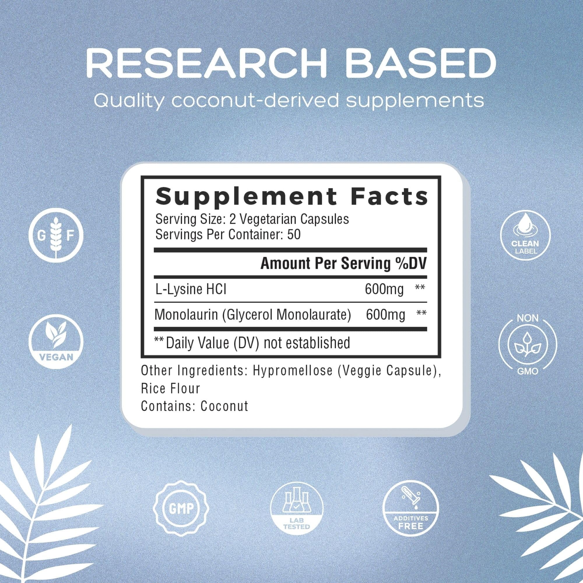 USA formulated, blended, and bottled – GMP Certified badge